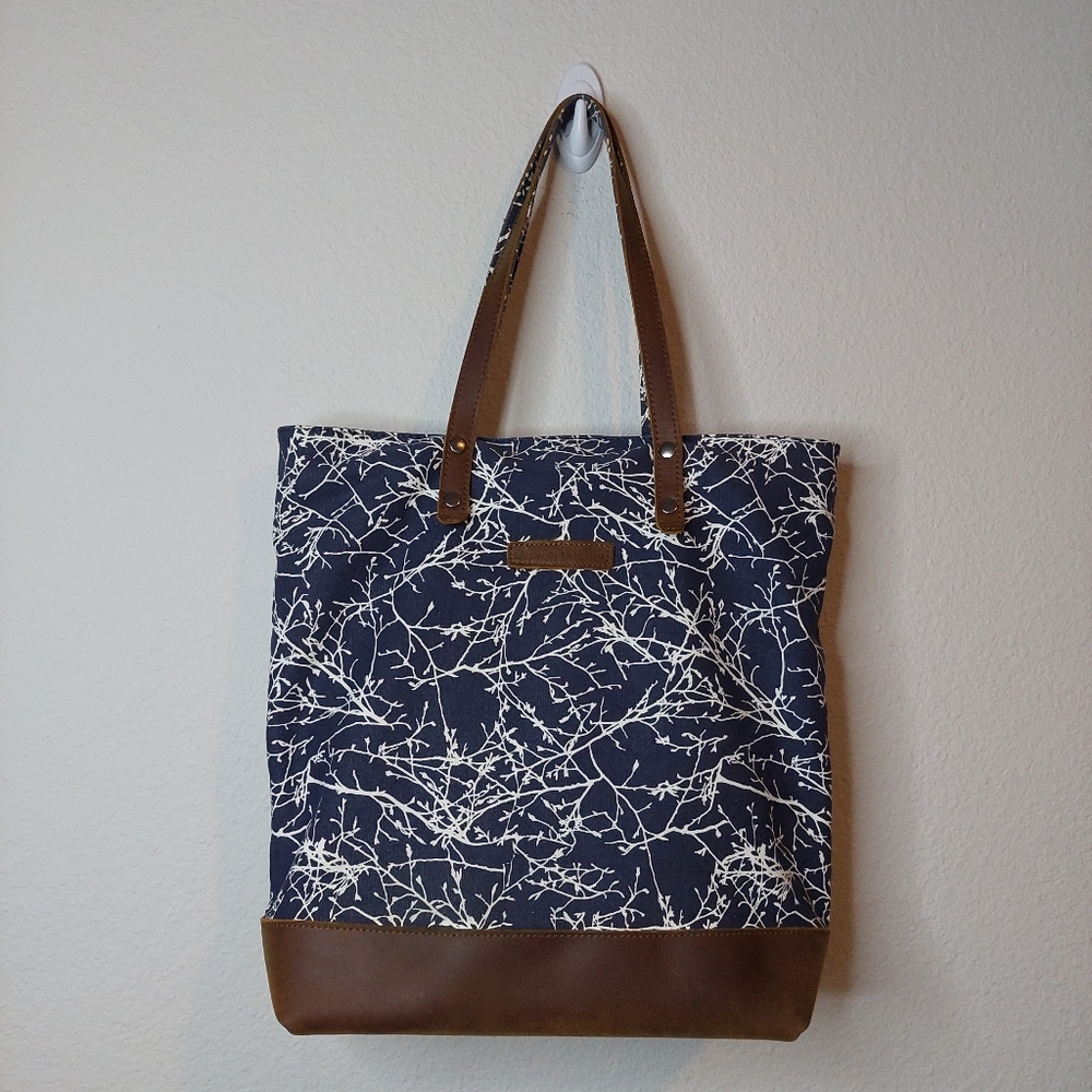 Farmhouse Is My Style Leather Tote Shoulder Bag